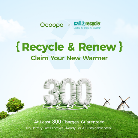 Join Ocoopa & Call2Recycle in Our Eco-Friendly Mission