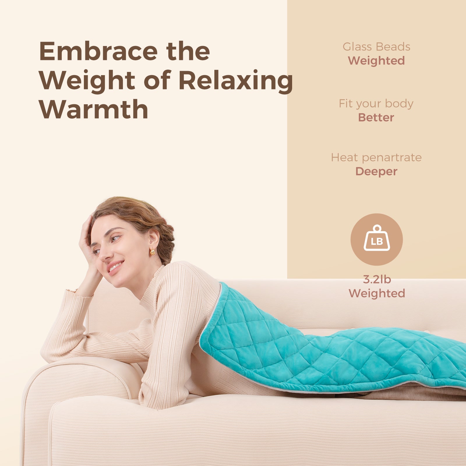 Weighted blanket heating pad online