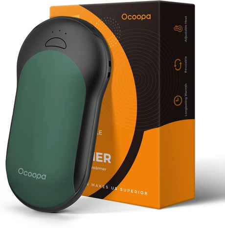 Ocoopa H01 Fashion - Chauffe-mains rechargeable 10 000 mAh, options de charge rapide disponibles