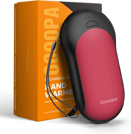 Ocoopa H01 Fashion - Calentador de manos recargable de 10,000 mAH, opciones de carga rápida disponibles