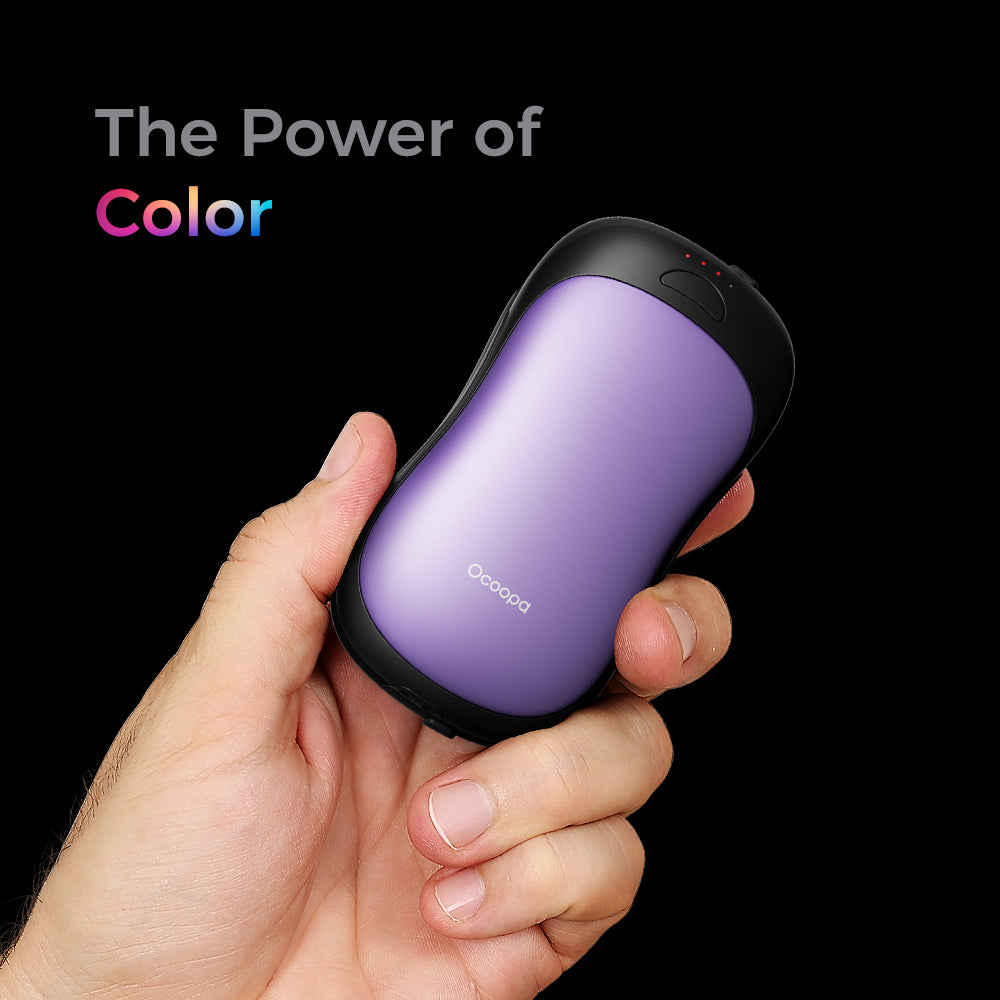 Ocoopa UT3 Pro Color Options - Explore Stylish Choices for Your Rechargeable Magnetic Hand Warmer -purle.