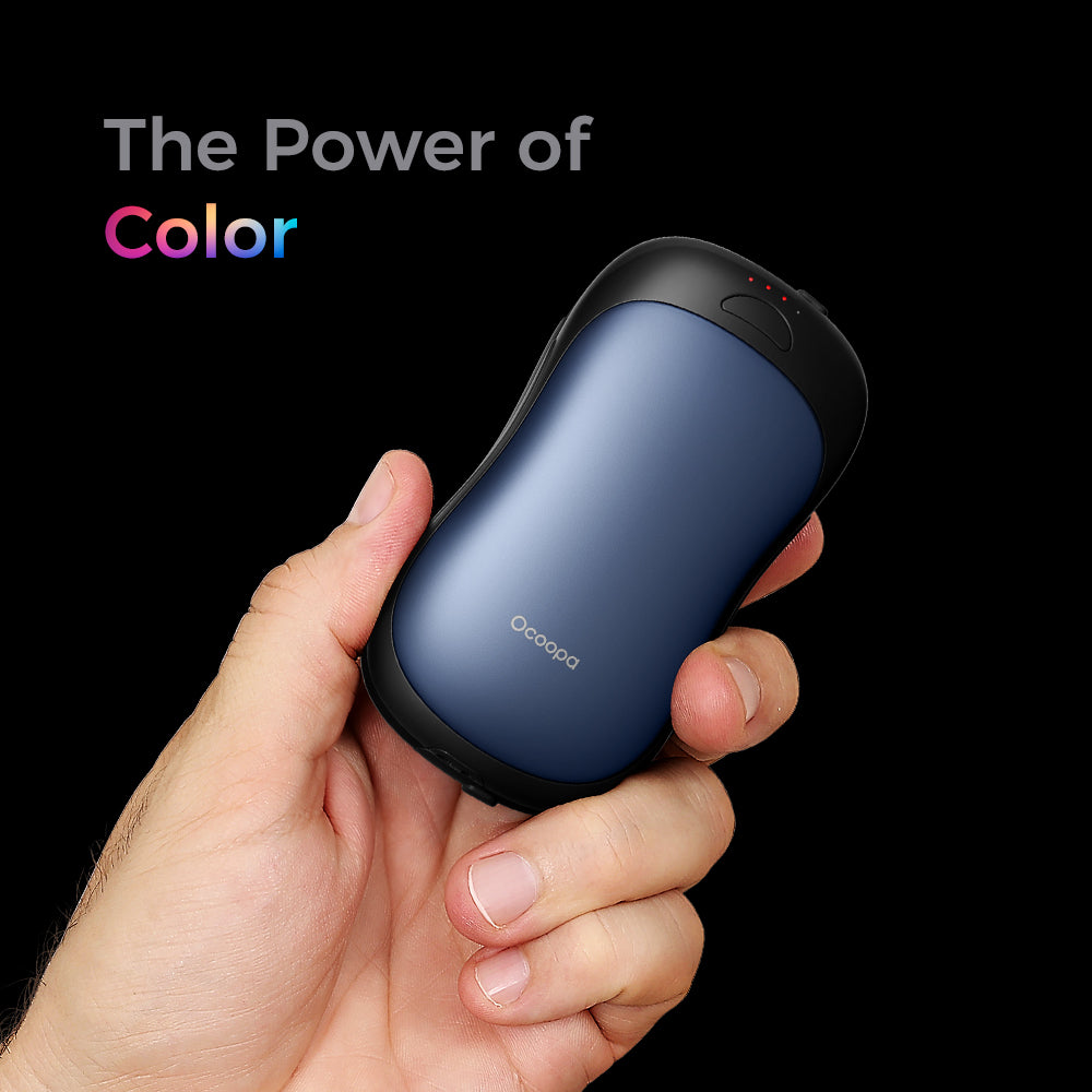 Ocoopa UT3 Pro Color Options - Explore Stylish Choices for Your Rechargeable Magnetic Hand Warmer -blue.