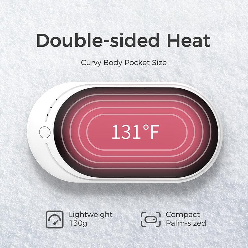 OCOOPA Calentadores de manos recargables paquete de 2, calentador de manos  eléctrico magnético, calor de 16 horas, 4 niveles de calor de hasta 145 ℉