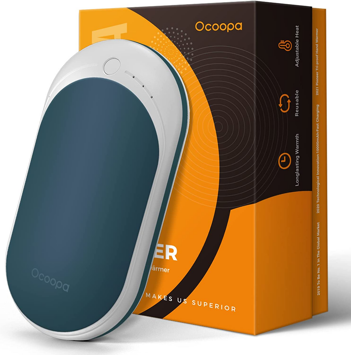 Ocoopa 118s - Calentador de manos recargable de 5200 mAh