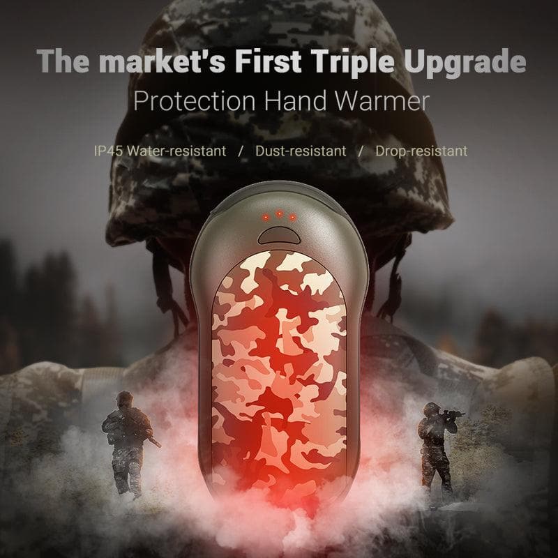  OCOOPA IP45 Waterproof Hand Warmer Rechargeable, Up to 15hrs  Heat,10000mAh Durable Quick Charge Electric Hand Heater, PD Compatible, 3  Levels for Outdoors, Heavy Duty, H01-PD PRO : Sports & Outdoors