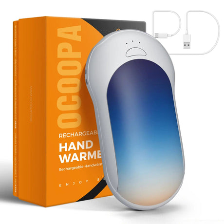 Ocoopa H01-10,000 mAH Rechargeable Hand Warmer, Fast charging Options Available