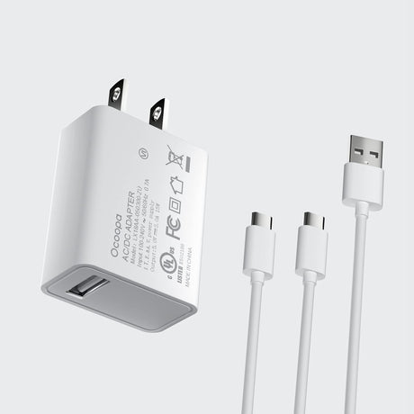 OCOOPA Quick Charge 3.0 Adapter, 18 W USB-Schnellladegerät für Ocoopa Handwärmer